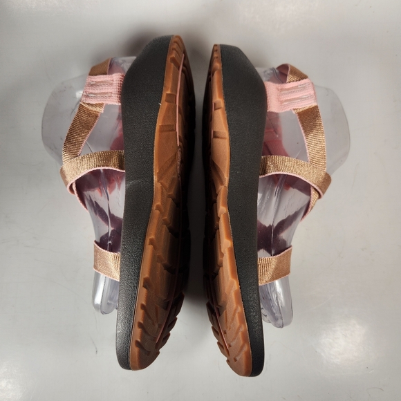 CHACO Women's Z/Cloud Sandals Size 9 Metallic Rose Waterproof Chacogrip Comfort - Picture 5 of 9